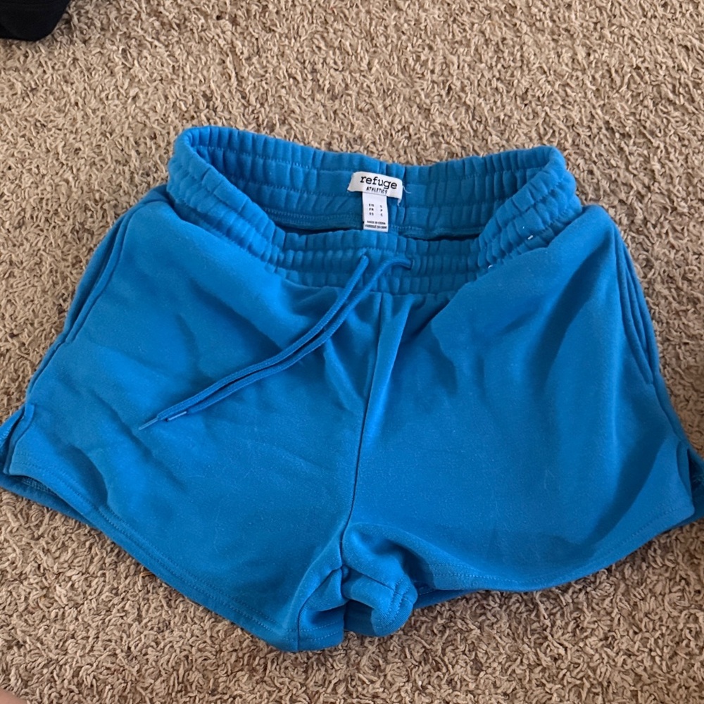 Refuge Women's Vibrant Blue Athletic Shorts